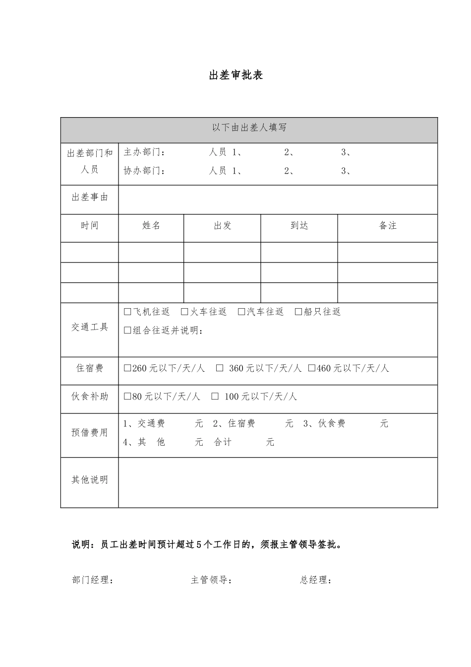 01-【管理表格】-01-出差审批表.docx_第1页