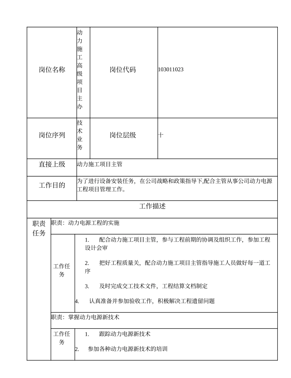 103011023 动力施工高级项目主办.doc_第1页