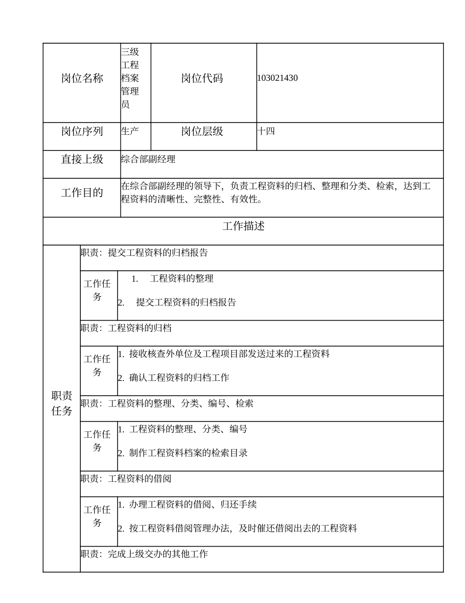 103021430 三级工程档案管理员.doc_第1页