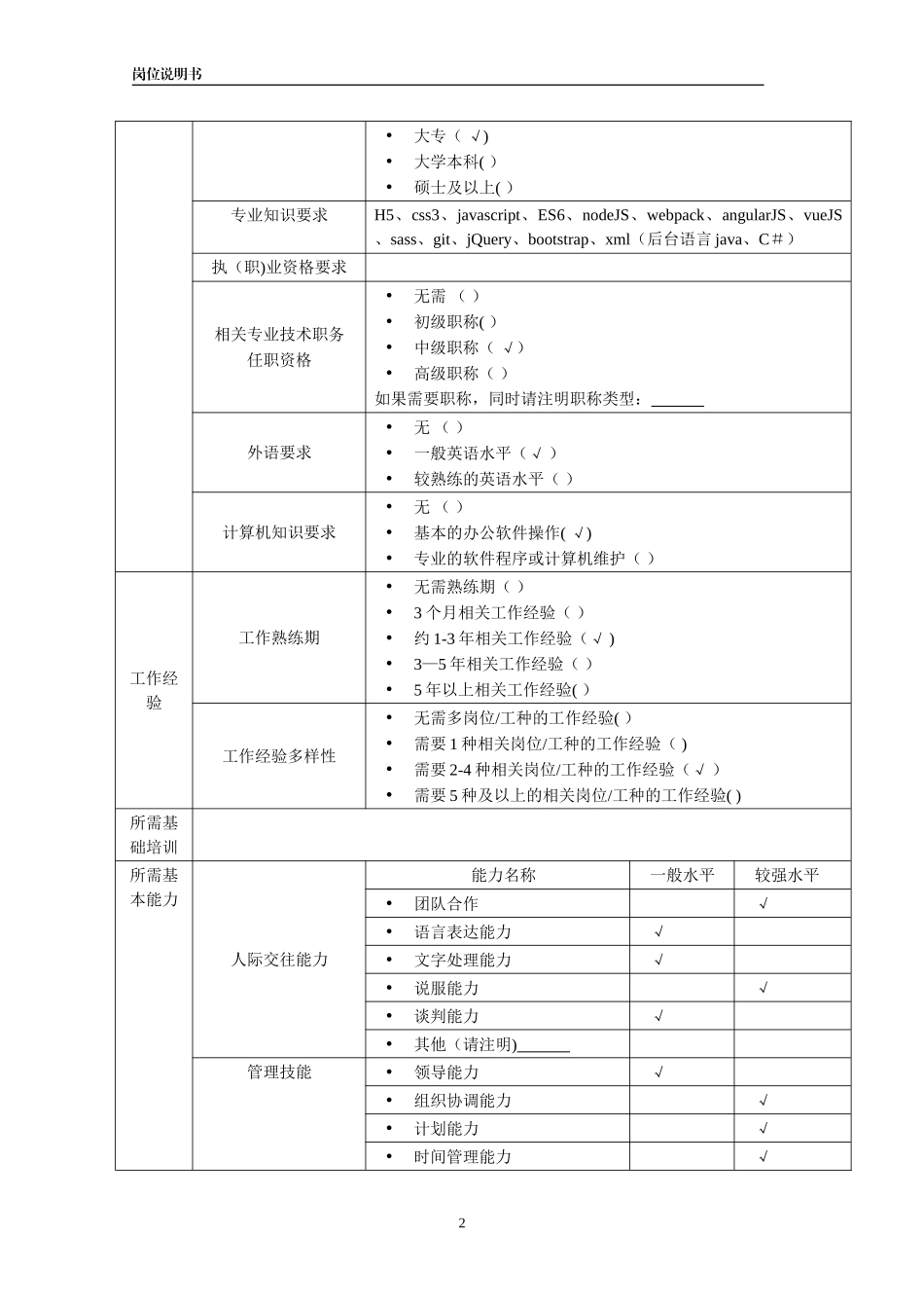 06-03前端开发工程师岗位说明书.doc_第2页