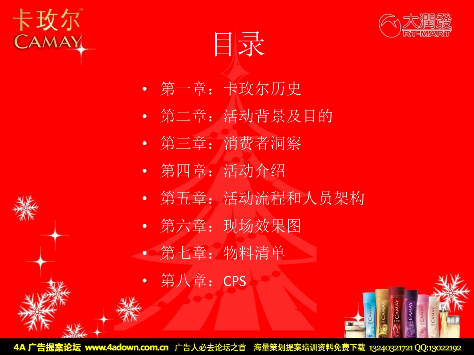 2009卡玫尔大润发圣诞活动策划完整版-43p.pdf_第3页