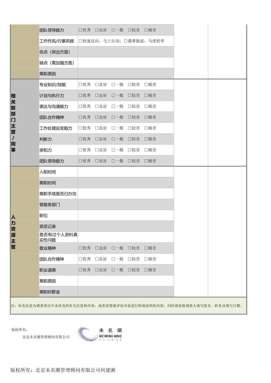 08-个人资料背景调查表（2页，纵向版）1.xlsx_第2页