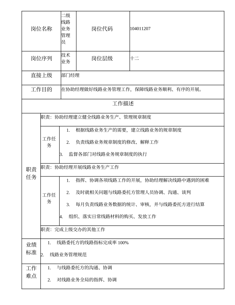 104011207 二级线路业务管理员.doc_第1页