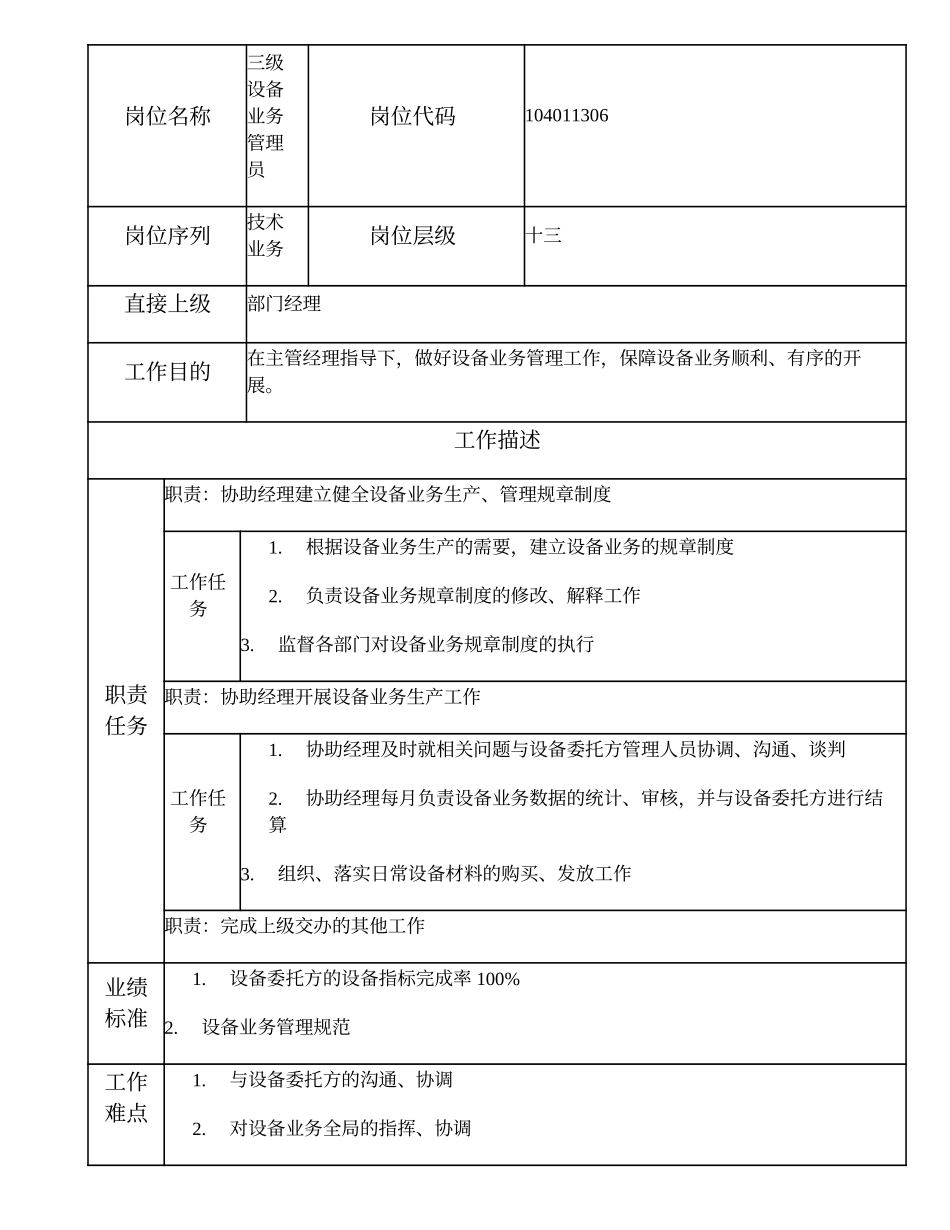 104011306 三级设备业务管理员.doc_第1页