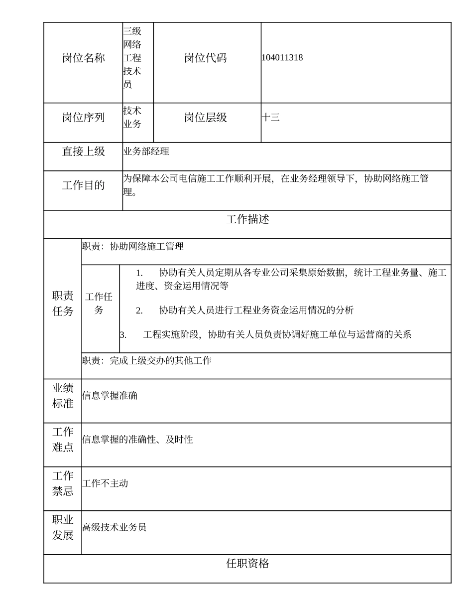 104011318 三级网络工程技术员.doc_第1页