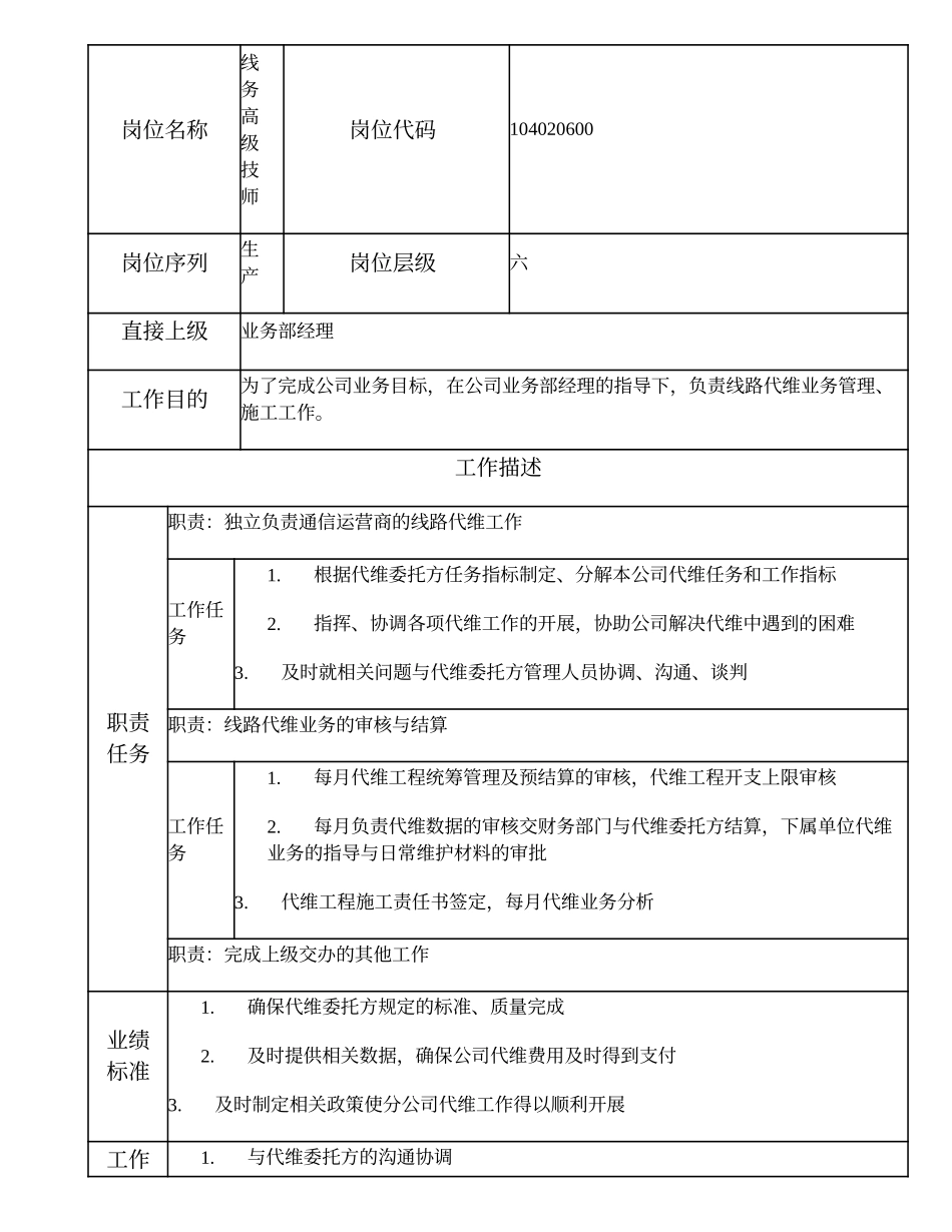 104020600 线务高级技师.doc_第1页