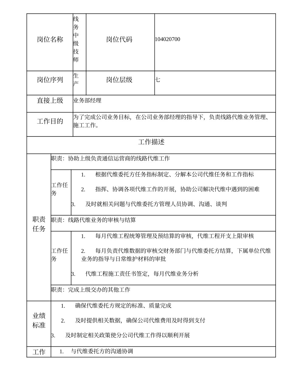 104020700 线务中级技师.doc_第1页