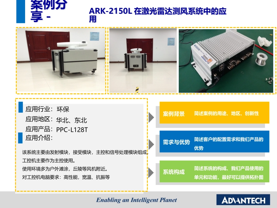 靳磊-ARK-2150L在激光雷达测风系统中的应用.pptx_第2页