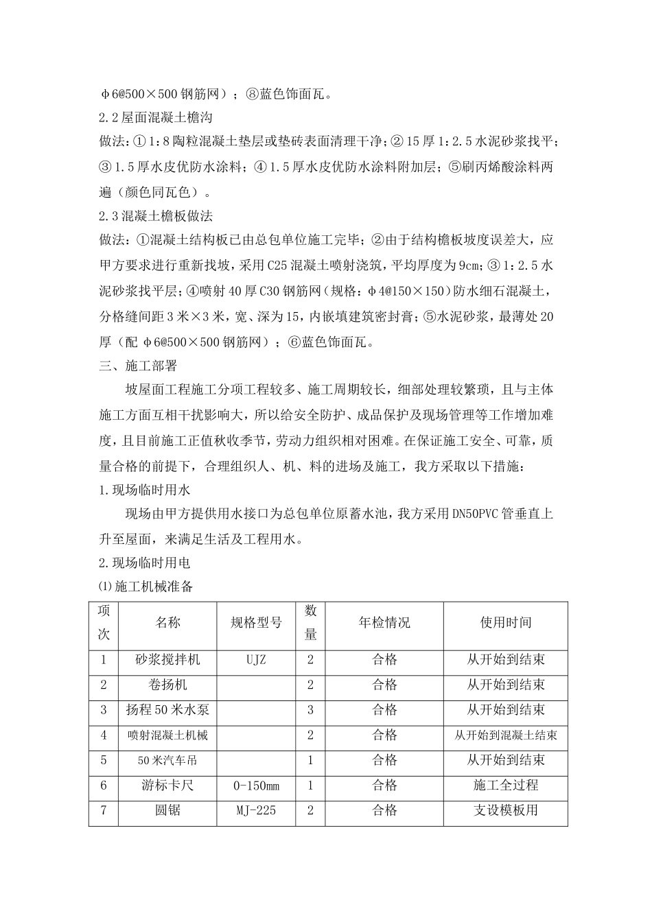 2025年精选优质工程资料：坡屋面工程施工方案.doc_第2页
