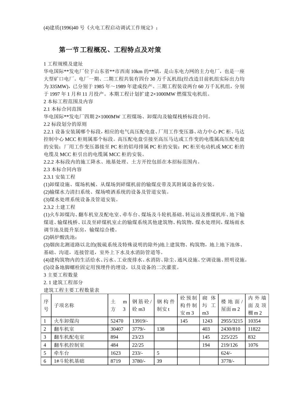 2025年精选优质工程资料：山东某电厂四期×MW工程施工组织设计.doc_第3页