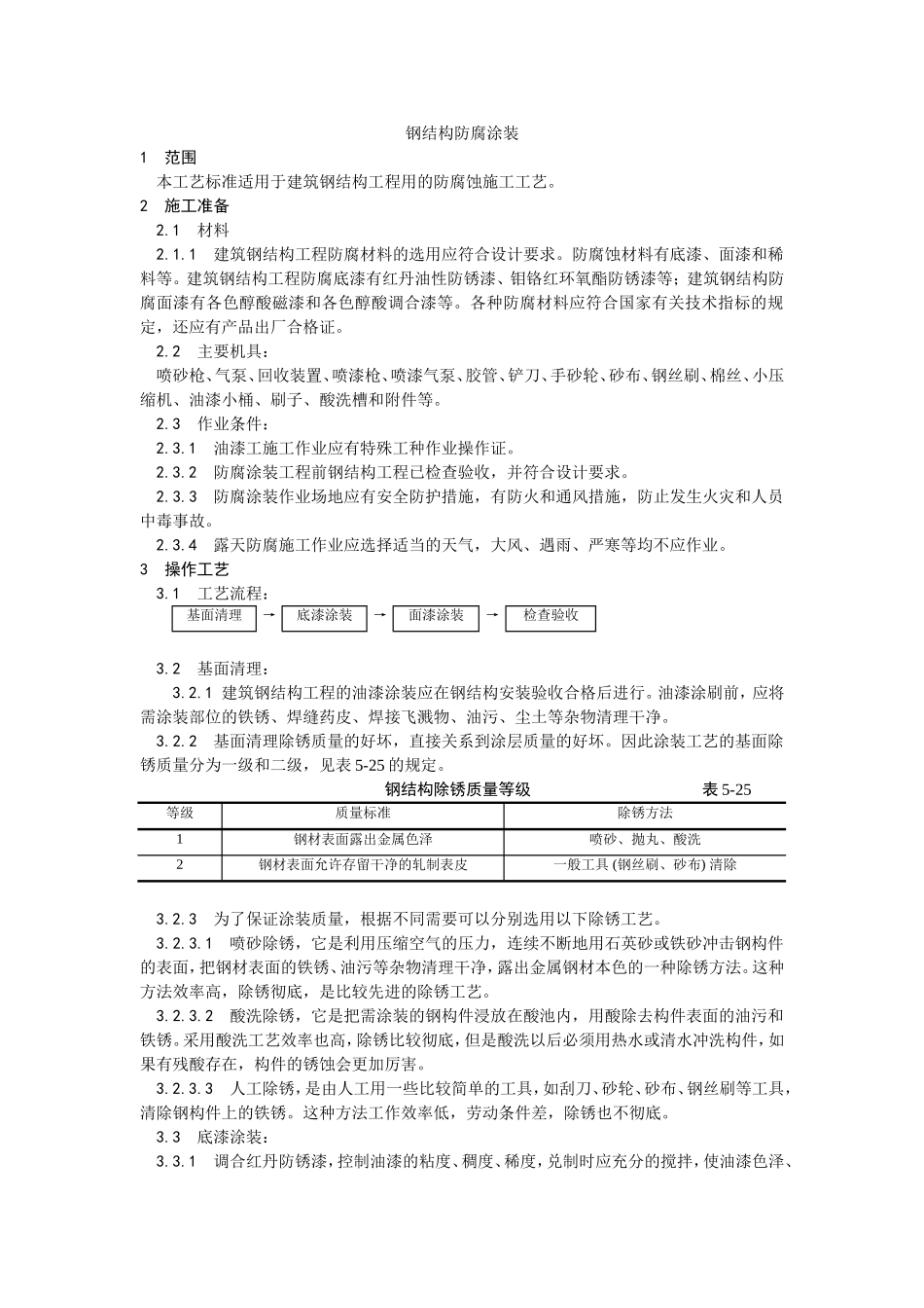 2025年精选优质工程资料：008钢结构防腐涂装工艺.doc_第1页