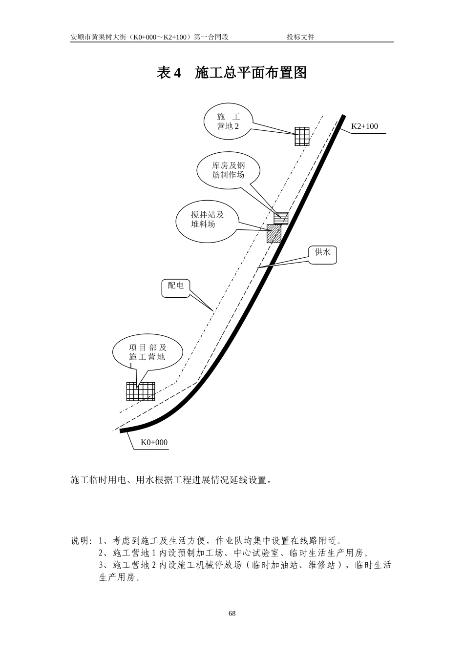 2025年精选优质工程资料：表4    施工总平面布置图.doc_第1页