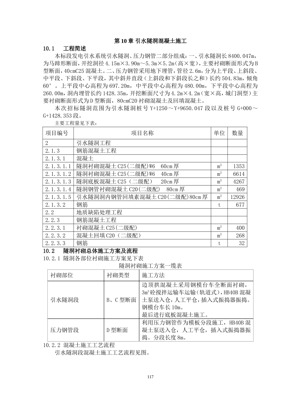2025年精选优质工程资料：第10章 引水隧洞混凝土施工.doc_第1页