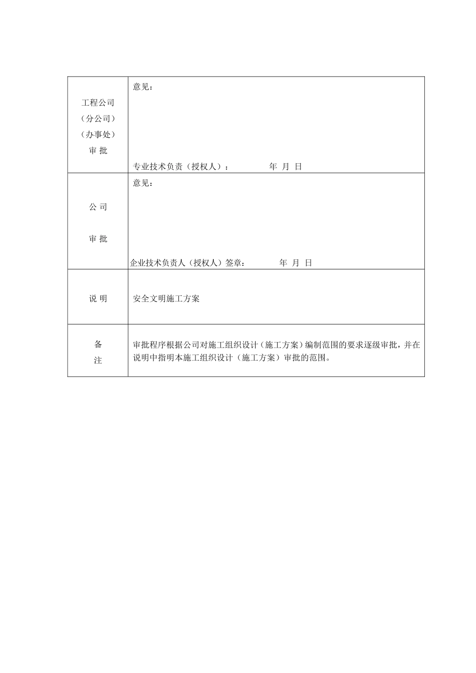 2025年精选优质工程资料：施工组织设计审批表(新).doc_第3页