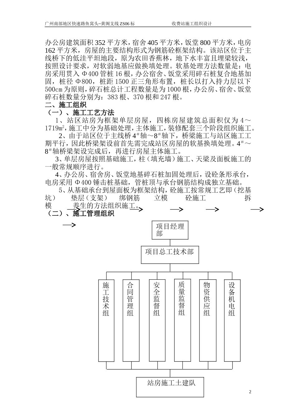 2025年精选优质工程资料：收费站施工组织设计.doc_第2页