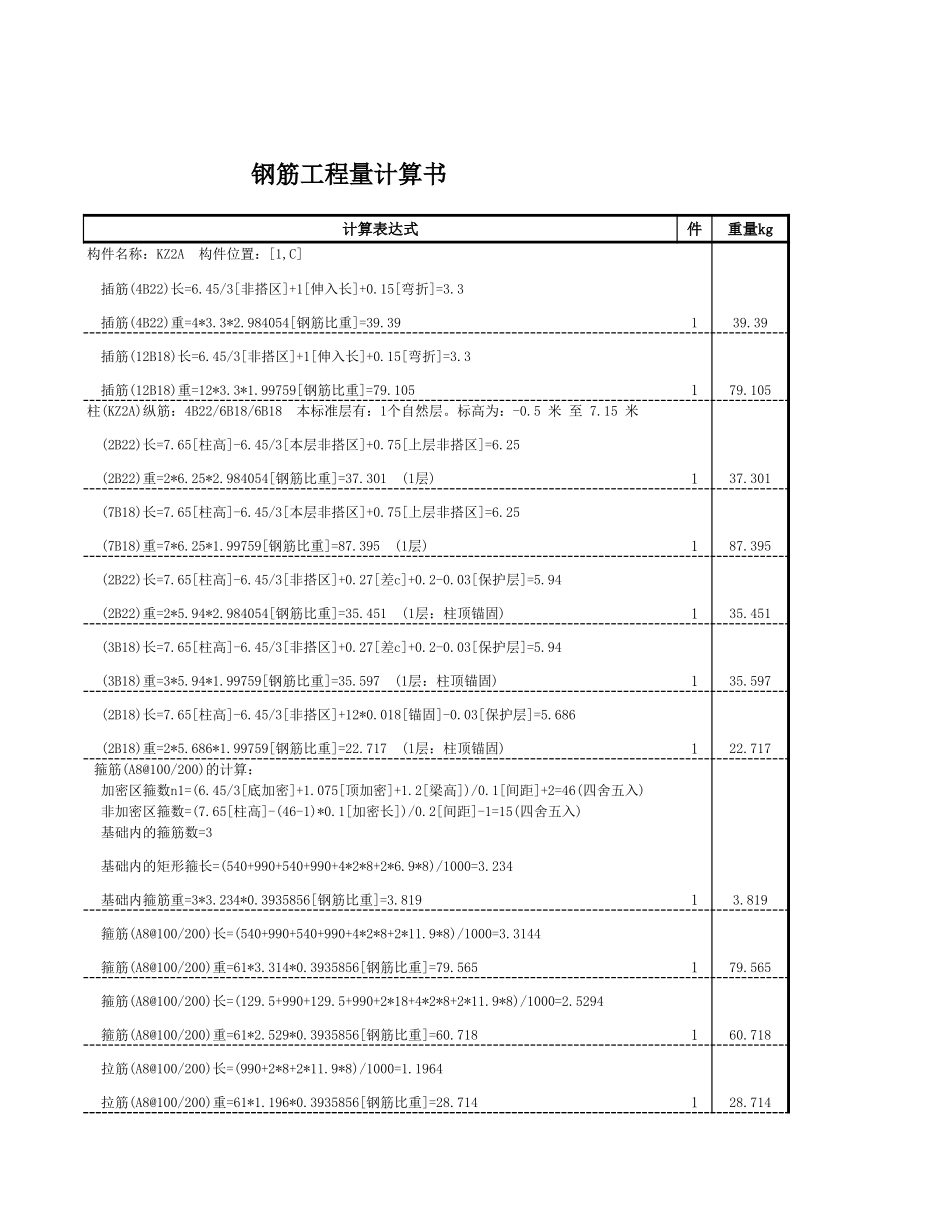 2025年精选优质工程资料：KZ2A.xls_第3页