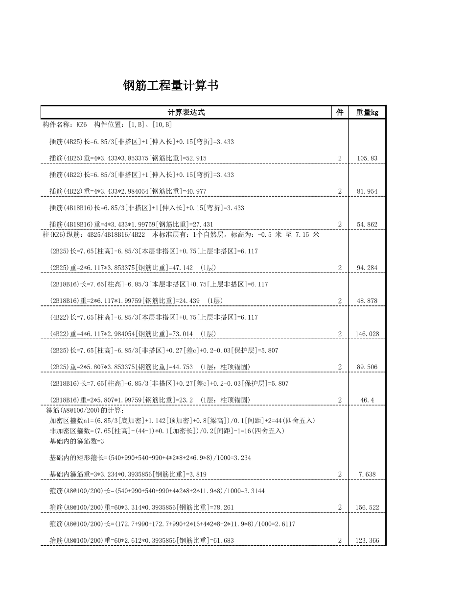 2025年精选优质工程资料：KZ6.xls_第3页