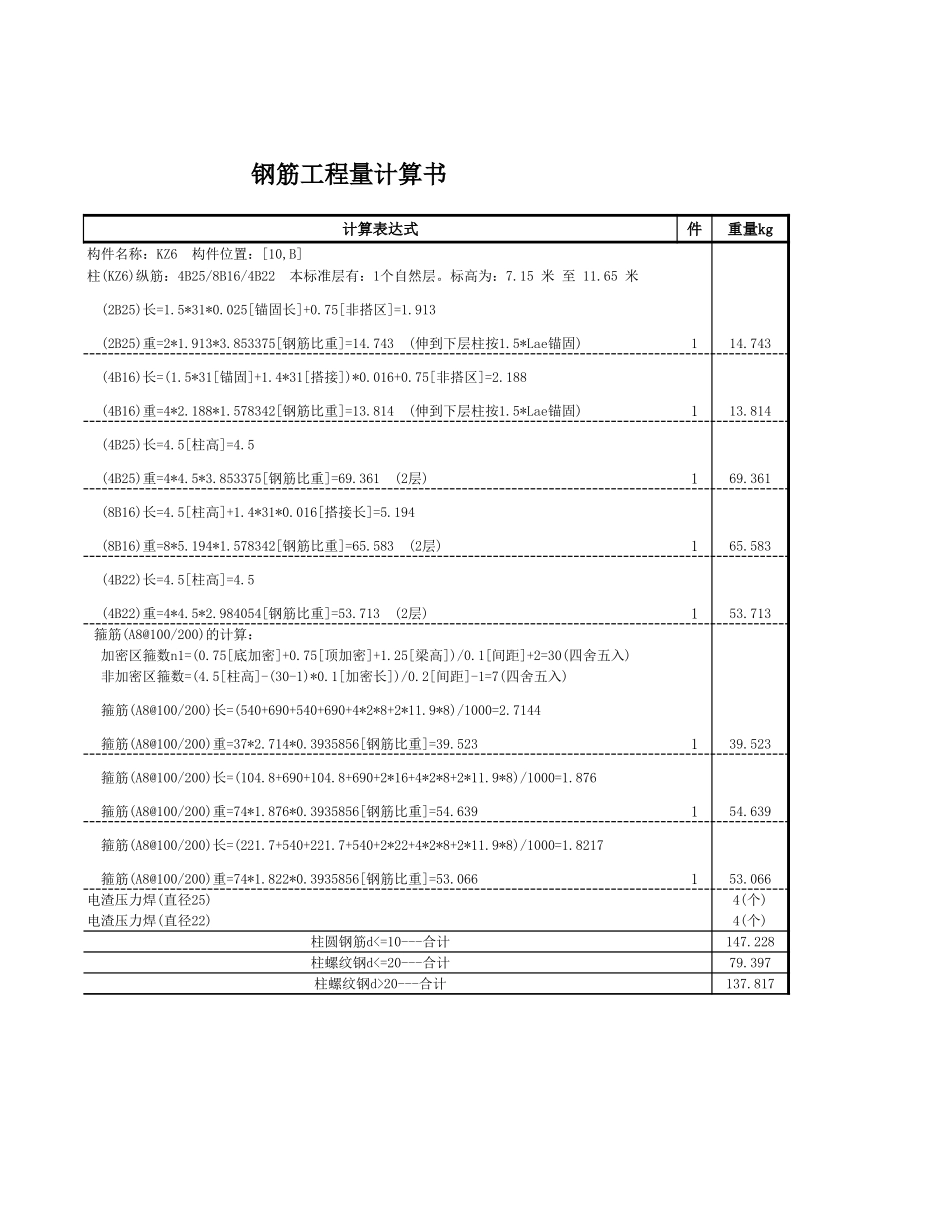 2025年精选优质工程资料：KZ6-2.xls_第2页