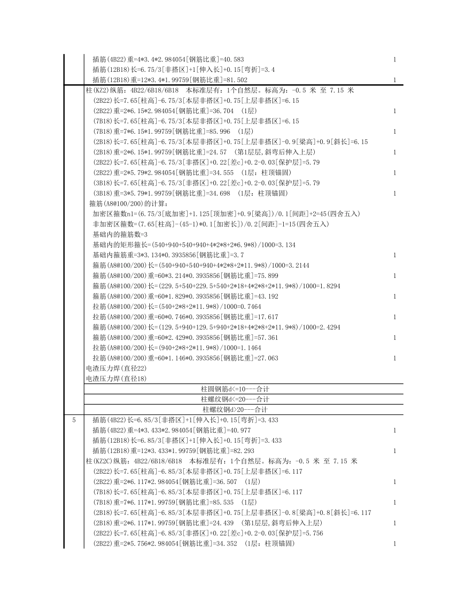 2025年精选优质工程资料：层汇总.xls_第3页