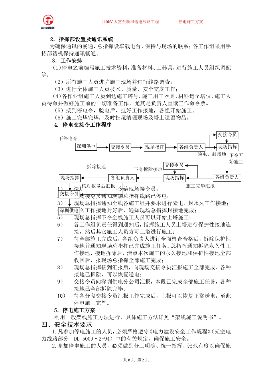 2025年精选优质工程资料：停电方案.doc_第2页