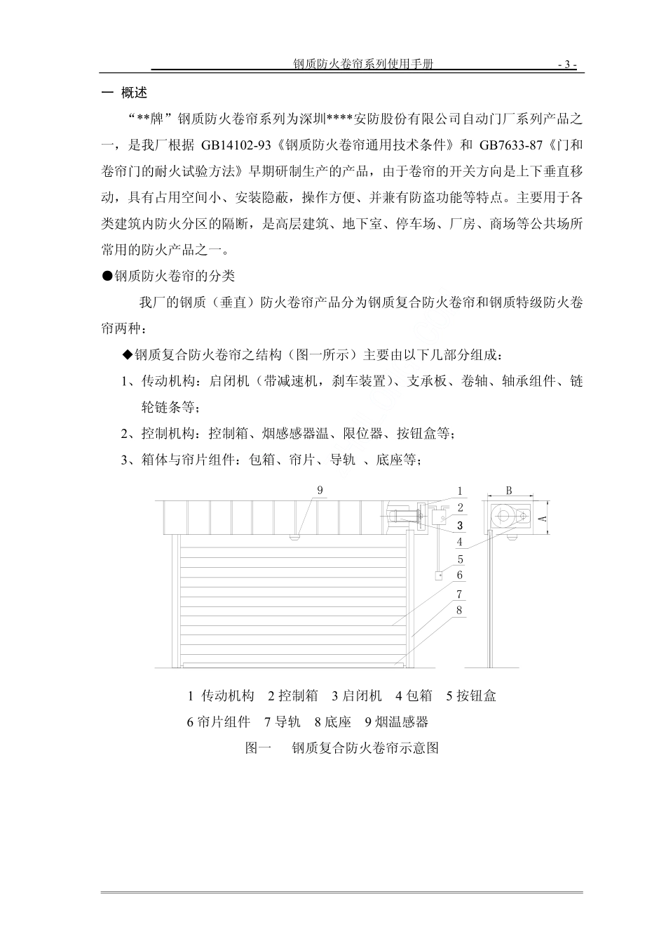 2025年精选优质工程资料：钢质防火卷帘使用手册.pdf_第3页