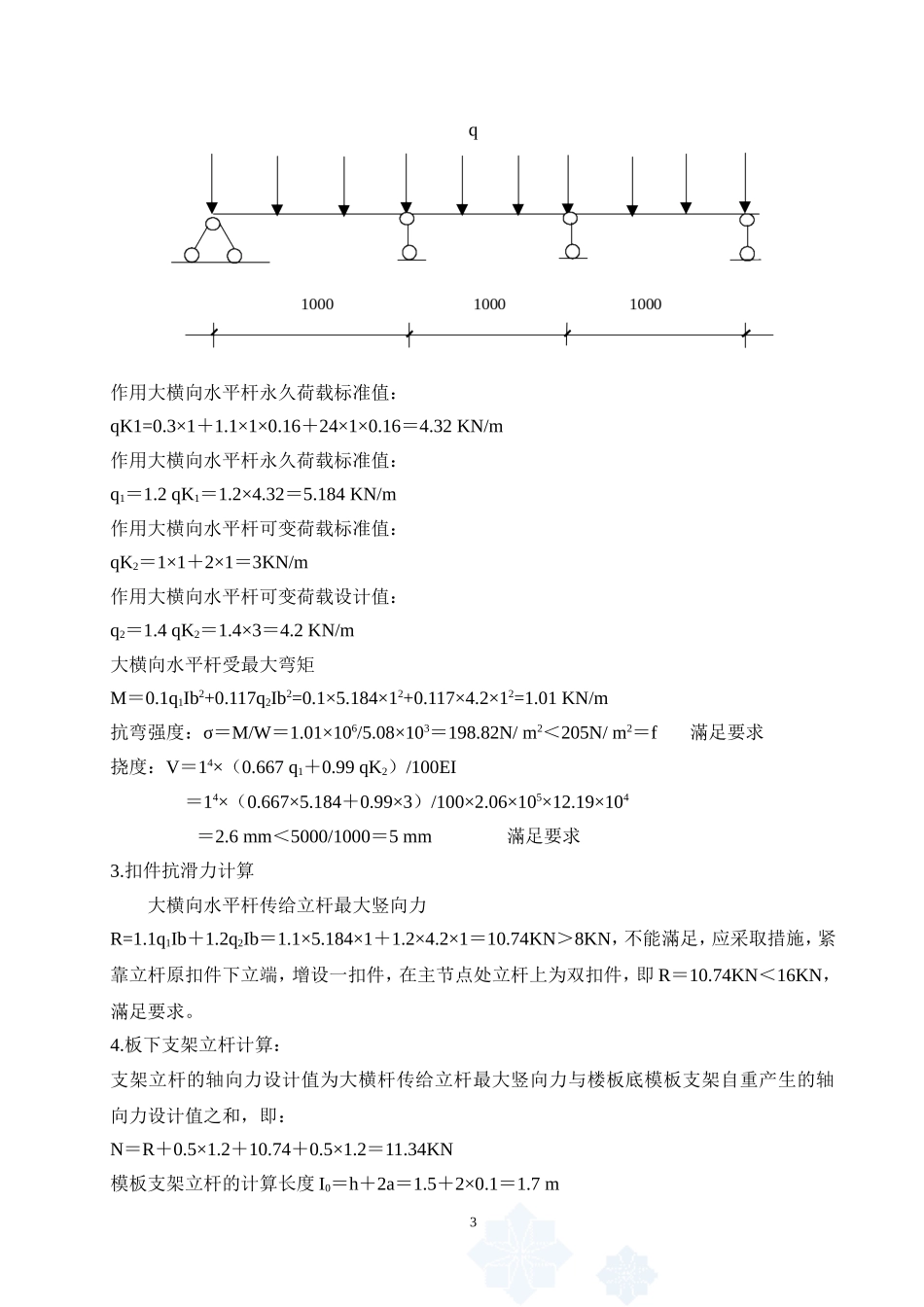 2025年精选优质工程资料：模板支架计算书.doc_第3页