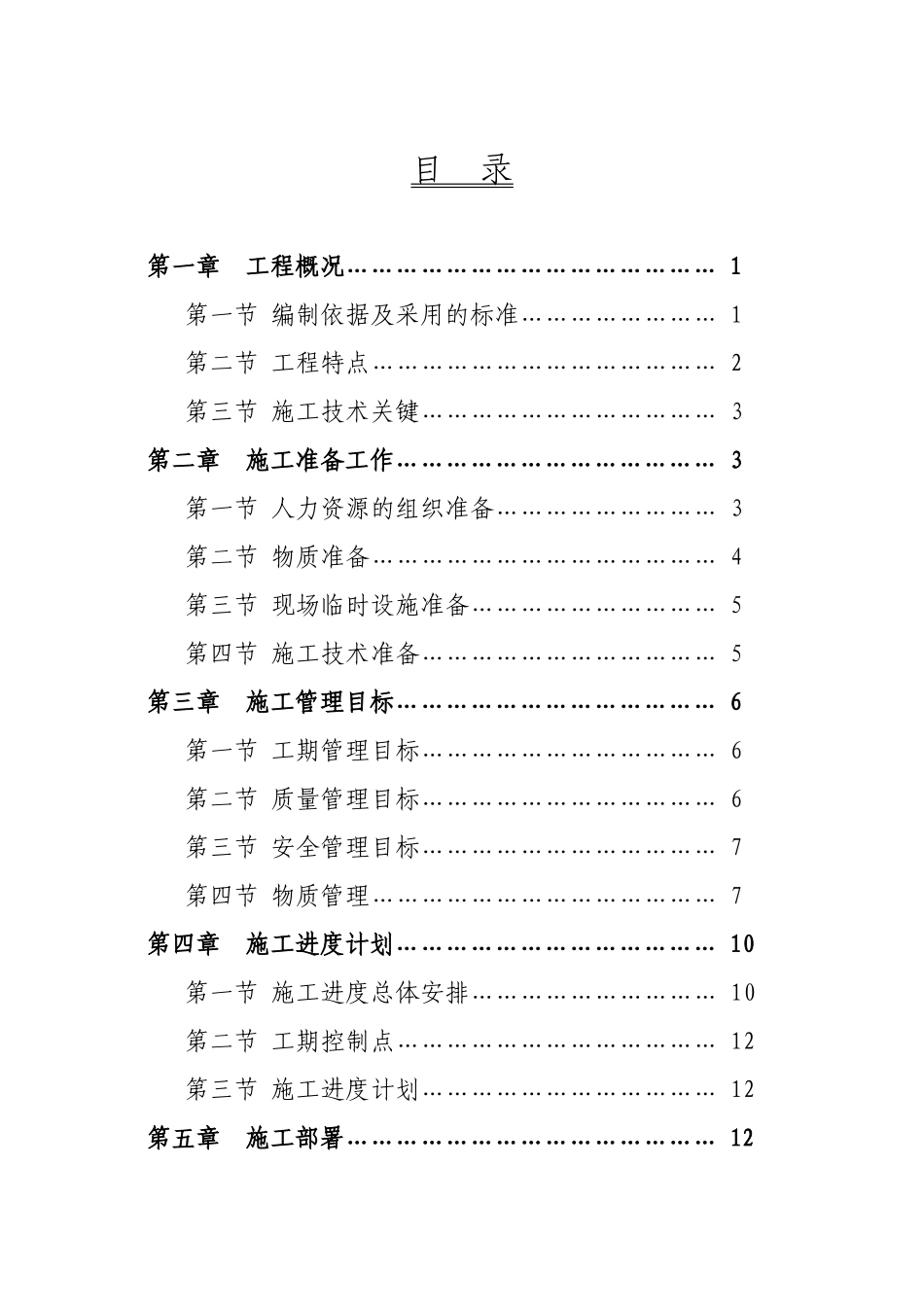 2025年精选优质工程资料：目  录.doc_第1页