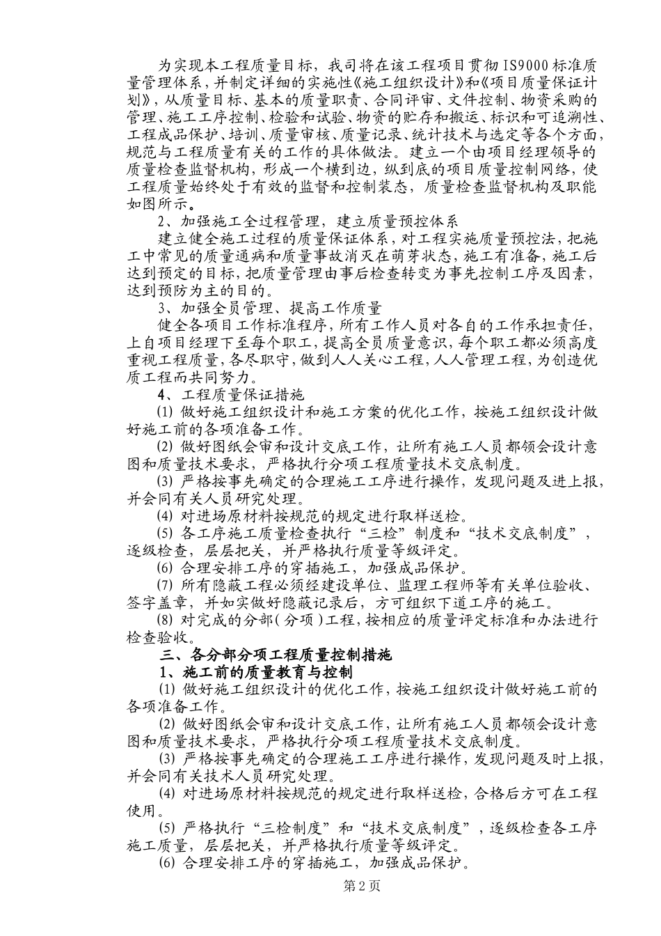 2025年精选优质工程资料：质量保证措施及违约责任.doc_第2页