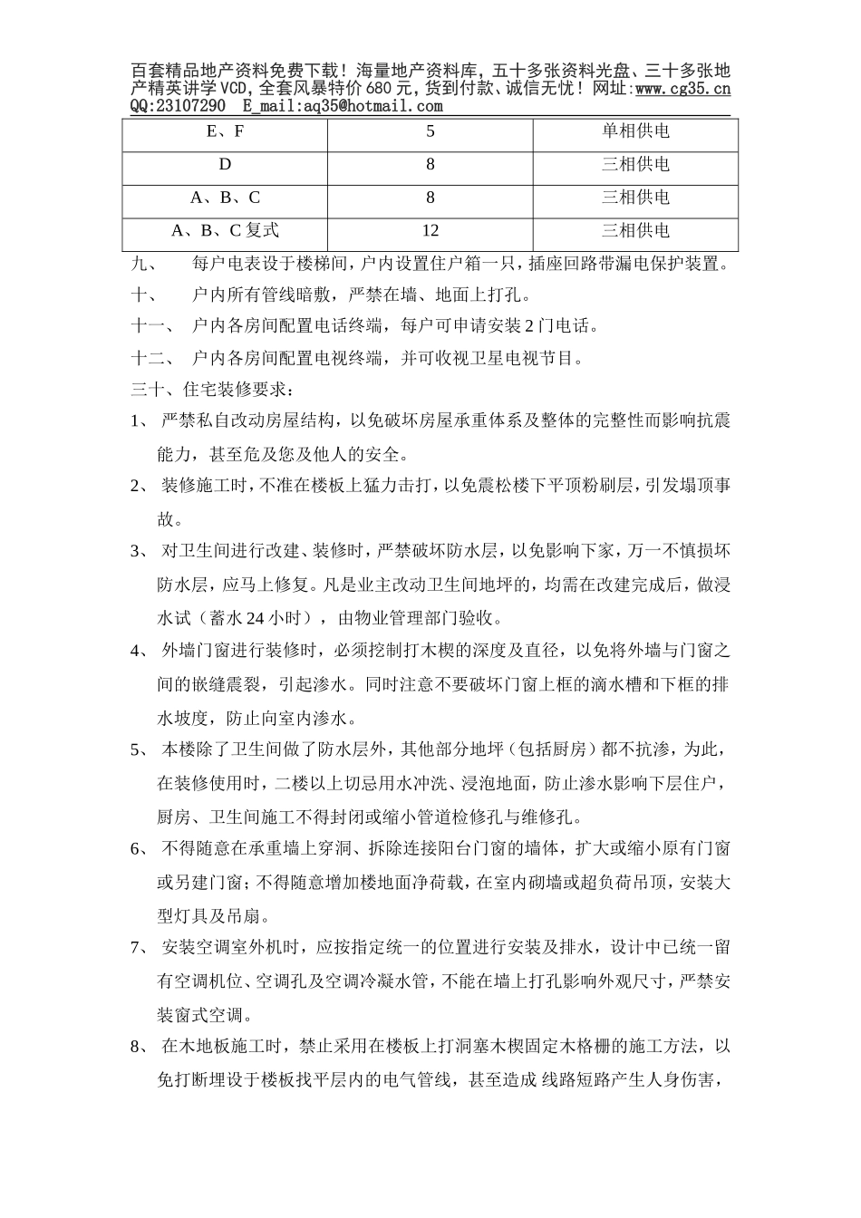 2025年优质工程资料：094 住宅使用说明书.doc_第2页