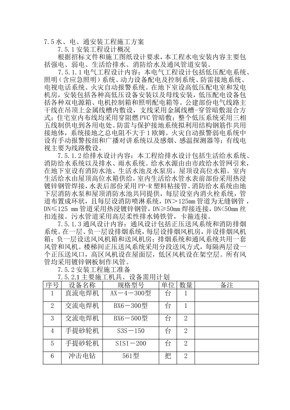 2025年优质工程资料：水电施工组织设计.doc_第1页