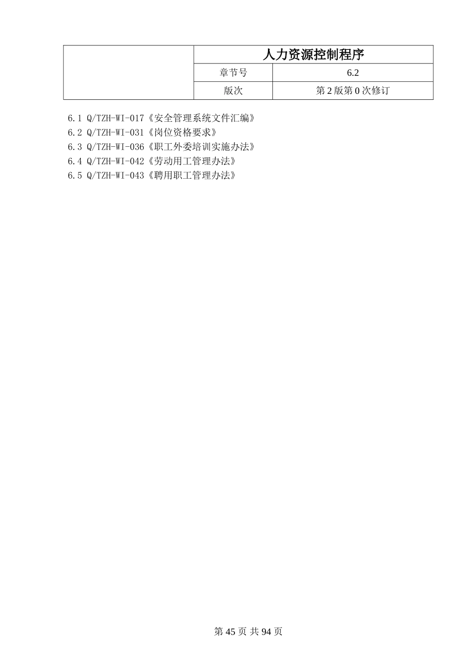 2025年优质工程资料：14.人力资源控制程序.doc_第3页