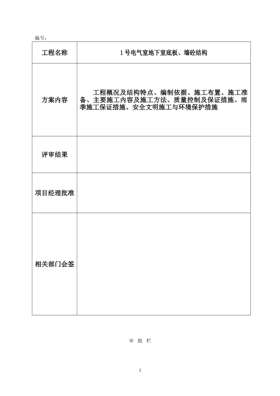 2025年优质工程资料：板、墙砼结构施工组织设计方案.doc_第2页