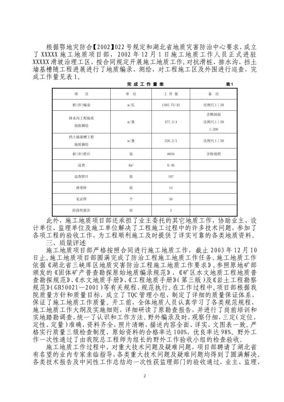 2025年工程建设资料：某滑坡的施工地质报告.doc_第2页