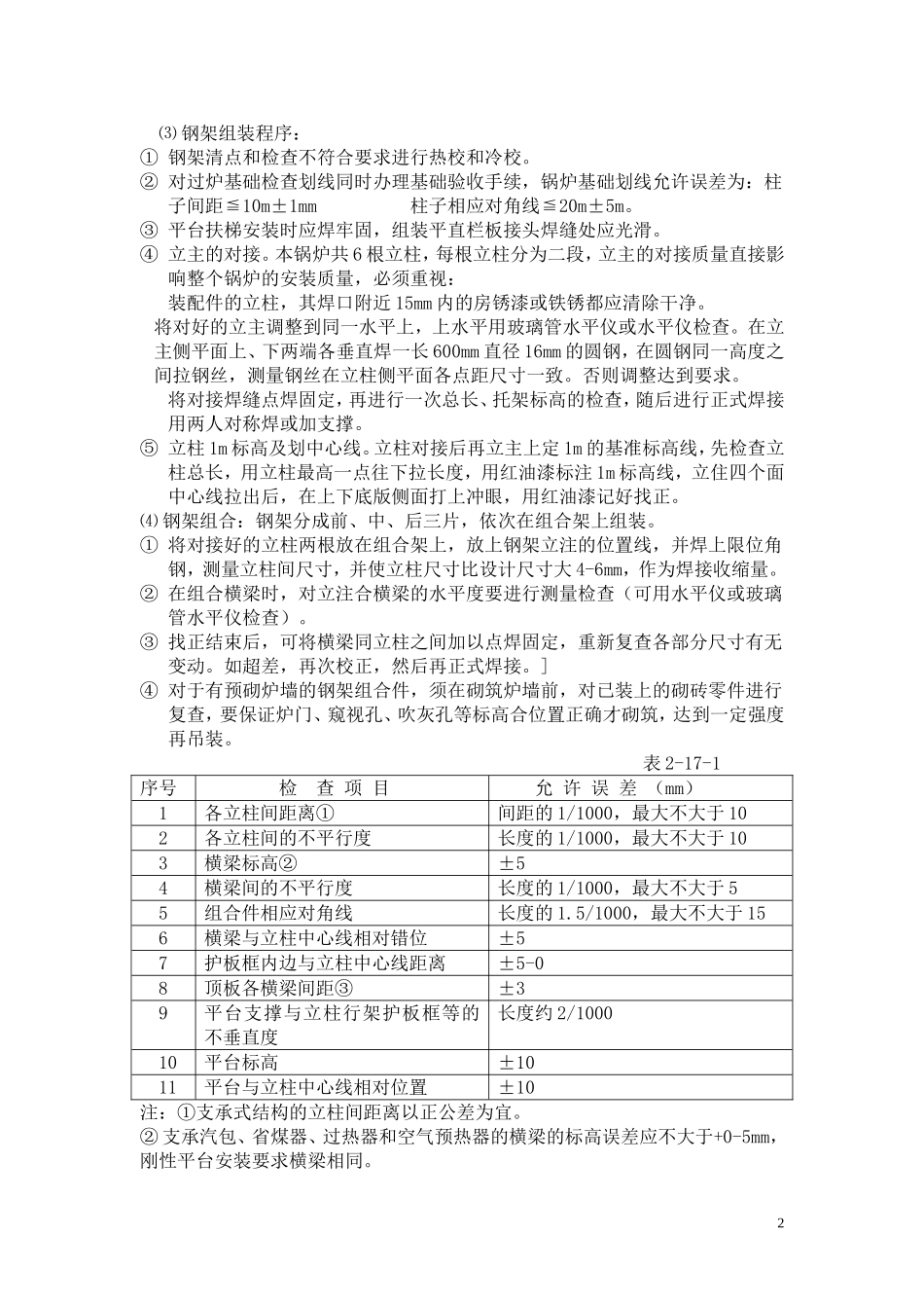 2025年工程建设资料：热电厂锅炉安装工程施工方案.doc_第2页