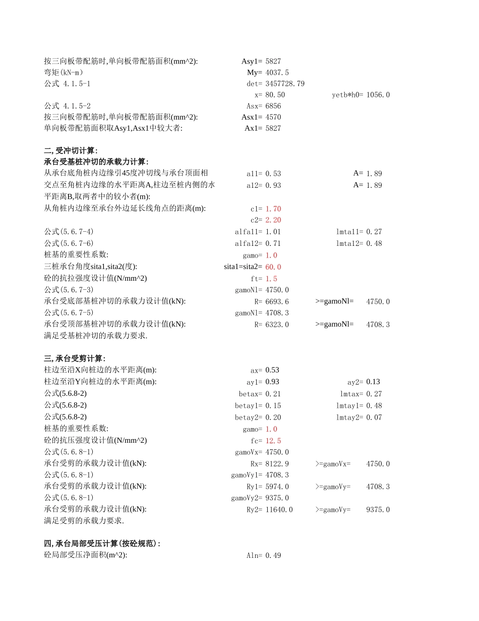 2025年工程建设资料：承台计算修改.xls_第3页