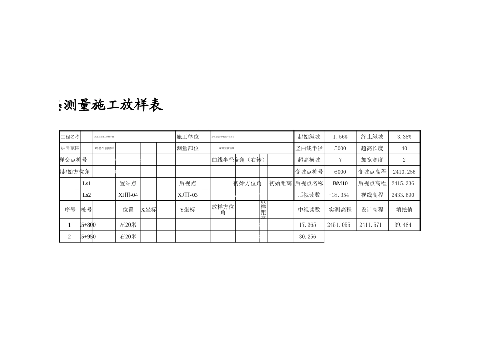 2025年工程建设资料：横断面点.xls_第3页