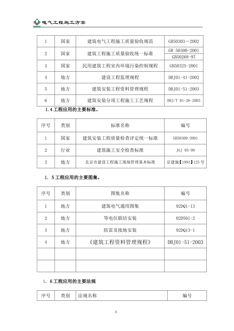 2025年工程建设资料：际大厦电气工程施工组织设计方案.doc_第3页