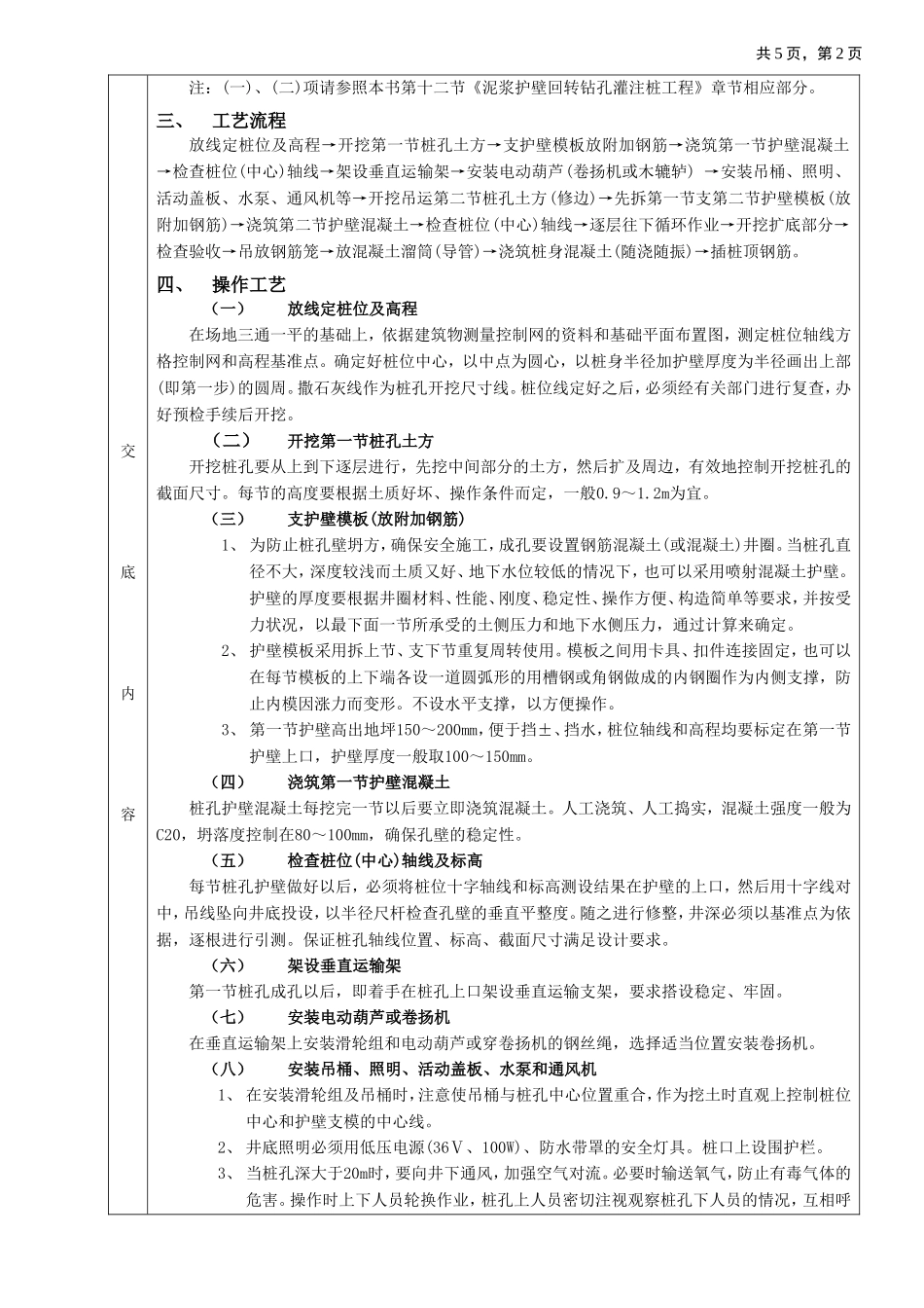 2025年工程建设资料：13人工成孔灌注桩工程.doc_第2页