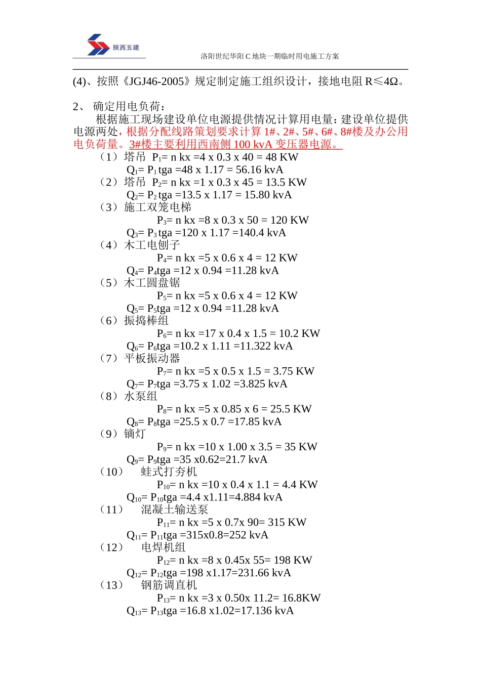 2025年工程建设资料：临用电施方案.doc_第2页