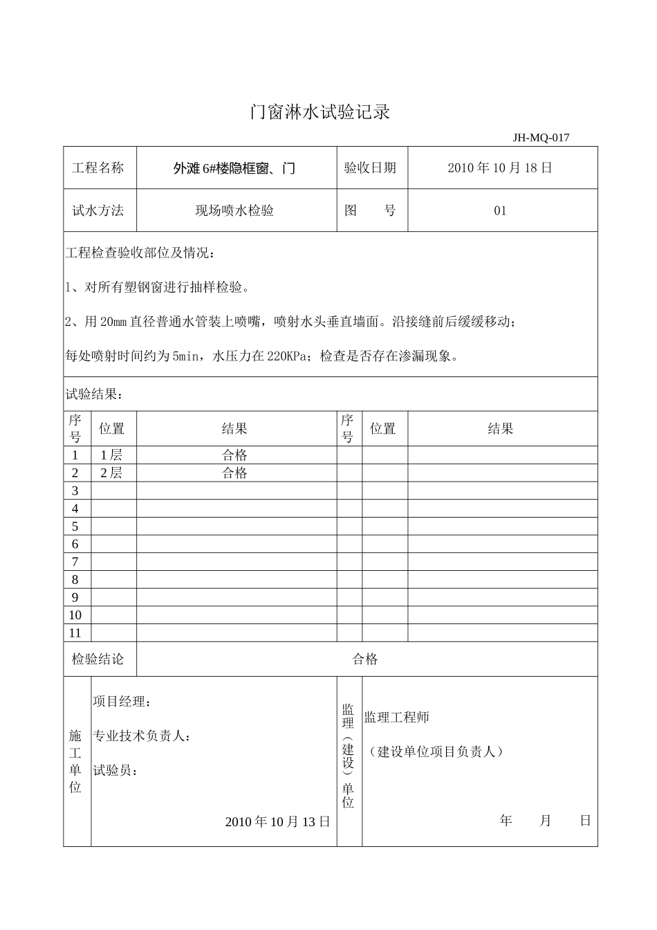 2025年工程建设资料：开工报告表格.doc_第2页