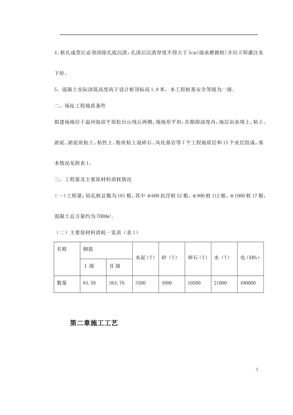 2025年工程建设资料：温州市某桩基(大直径钻孔灌注桩)工程施工组织设计.doc_第3页