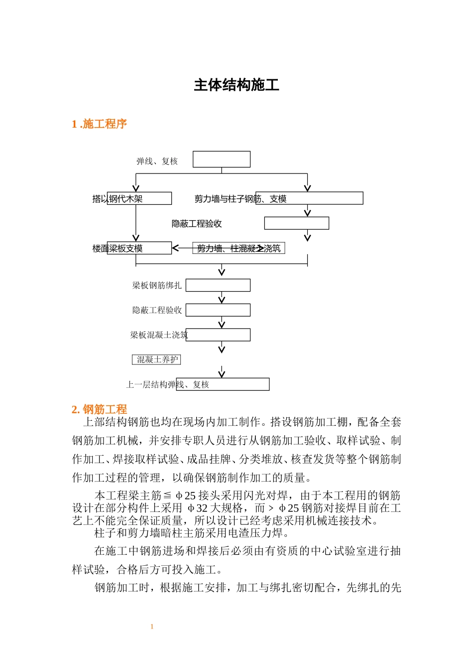 2025年工程建设资料：主体结构施工.doc_第1页