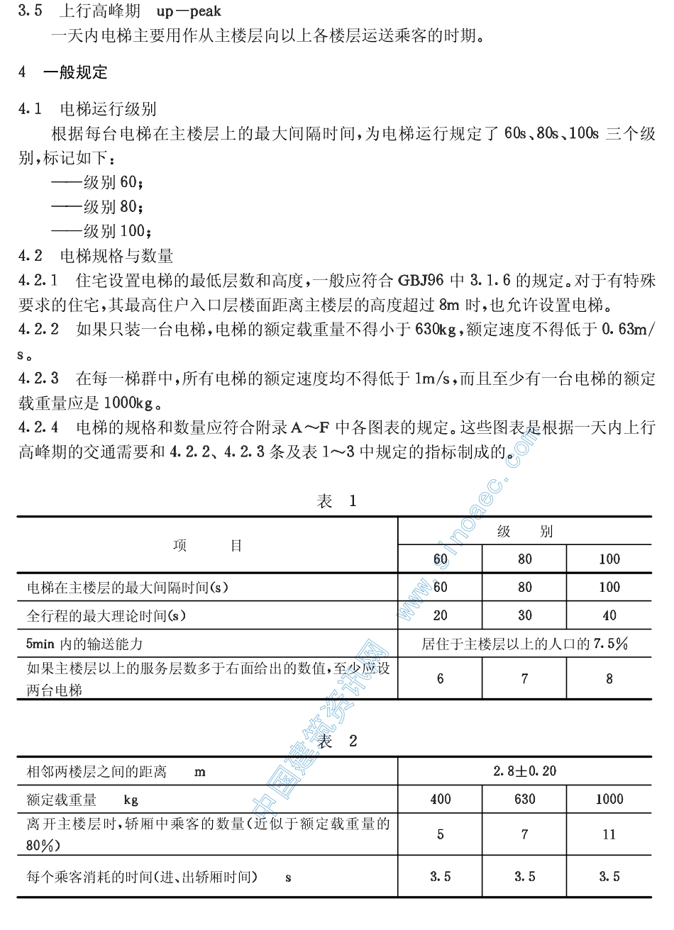 2025年工程建设资料：住宅电梯的配套和选择.pdf_第3页