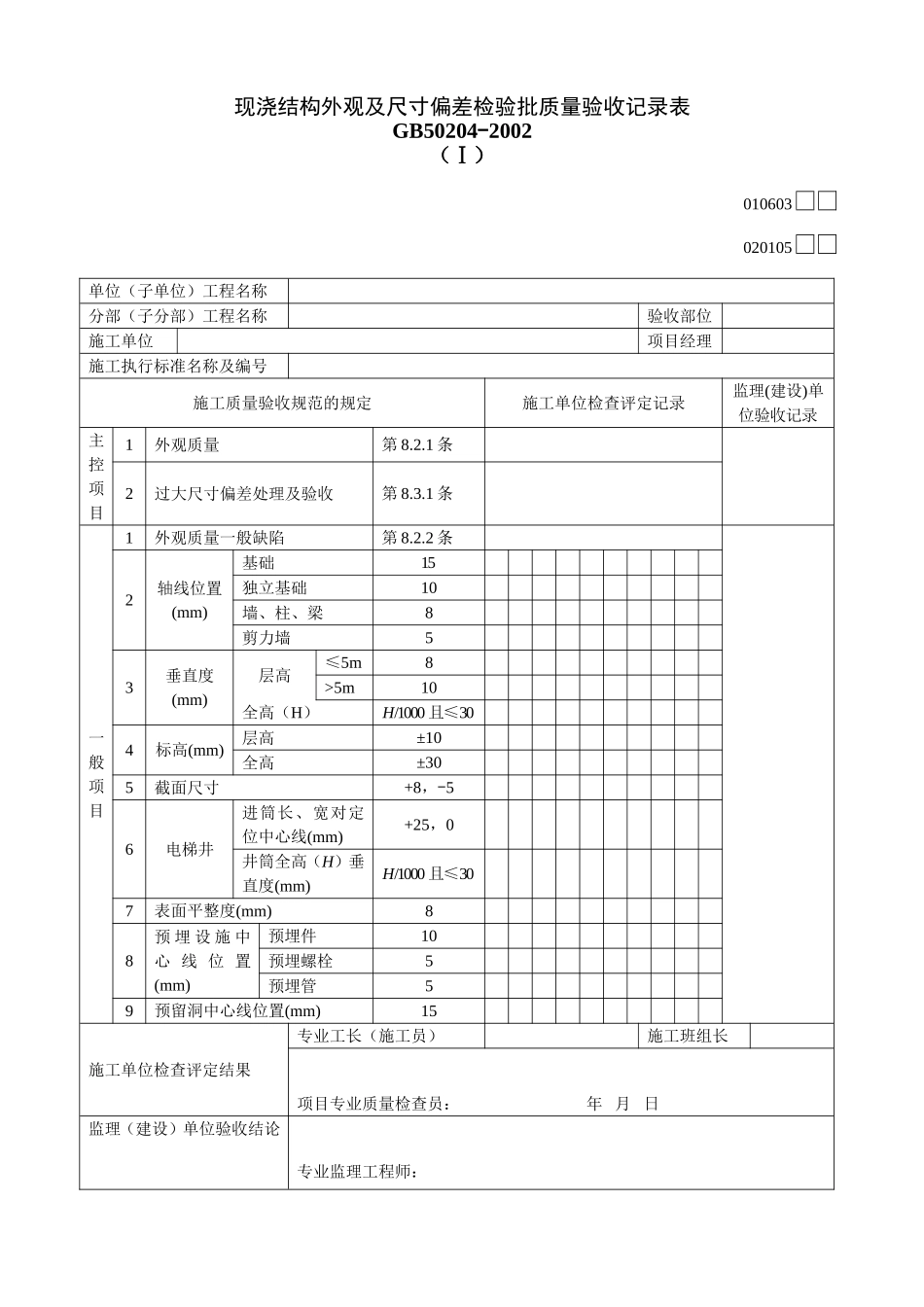 2025年工程建设资料：020105Ⅰ.doc_第1页