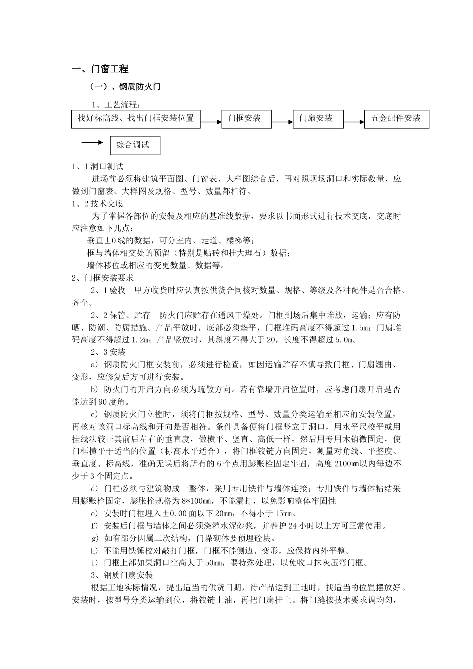 2025年工程建设资料：门窗工程.docx_第1页