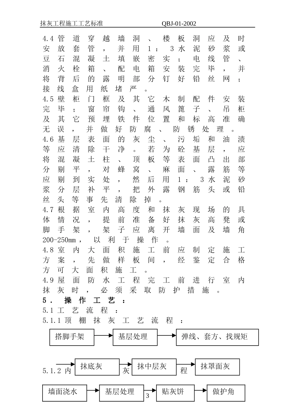 2025年工程建设资料：抹灰工艺标准.doc_第3页