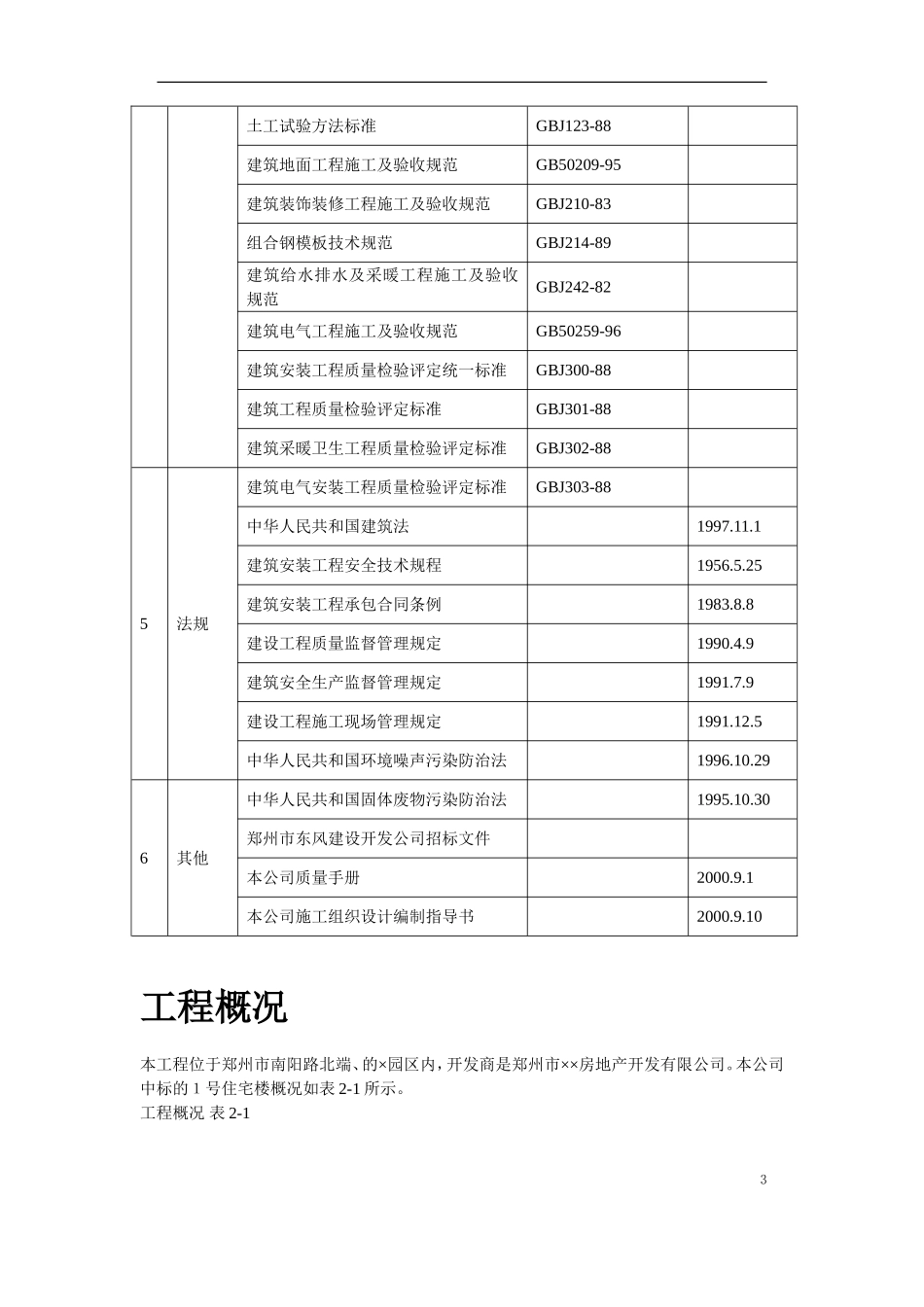 2025年工程建设资料：某小区1号住宅楼工程.doc_第3页