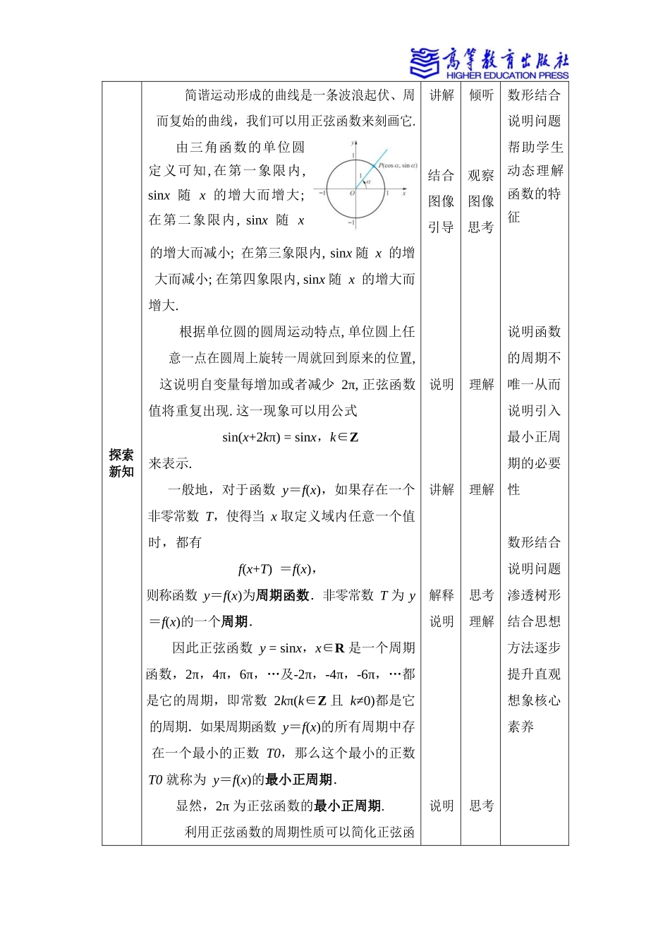 2025年教学资料：4.6 正弦函数的图像和性质.docx_第2页