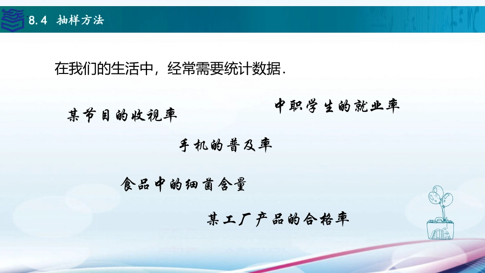 2025年教学资料：8.4抽样方法.pptx_第2页