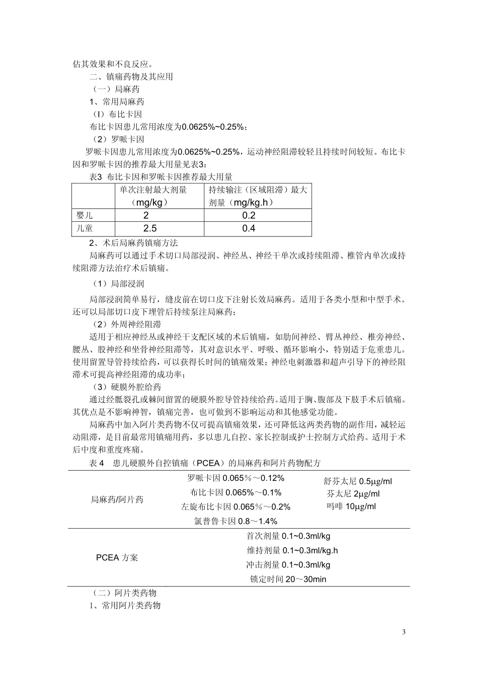 2025年医学资料：小儿术后镇痛专家共识.pdf_第3页